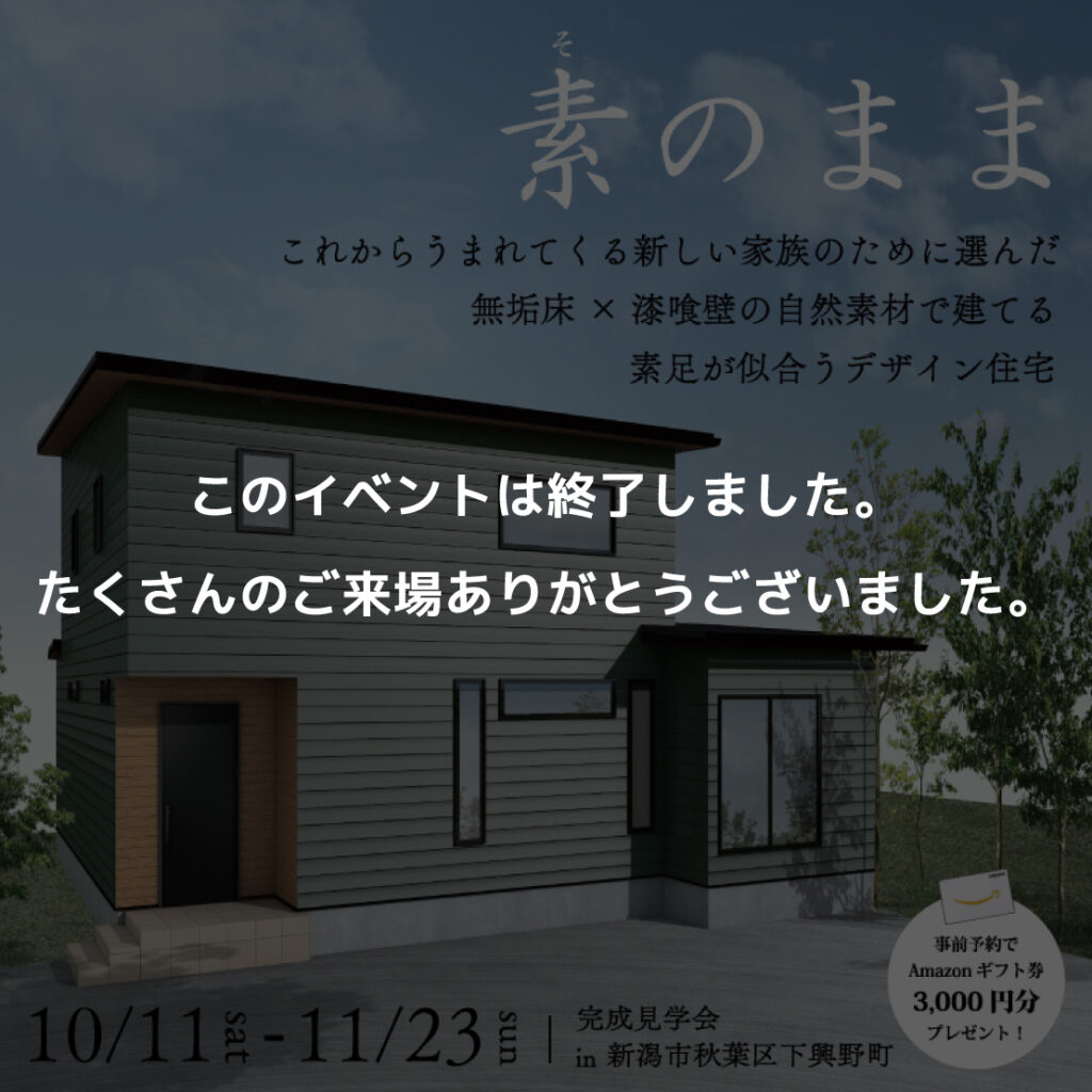 　無垢床×漆喰壁の自然素材で建てる　素足が似合うデザイン住宅